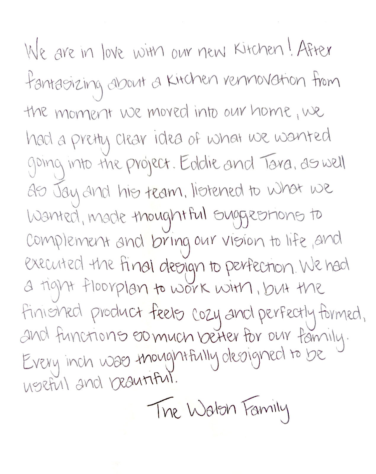 Customer Testimonial