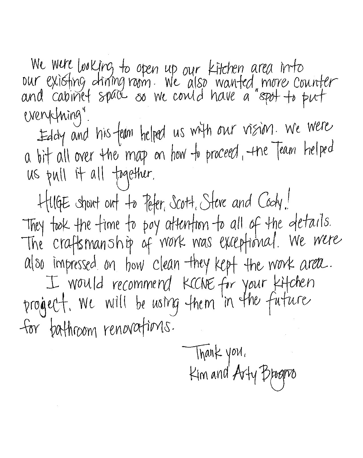 Customer Testimonial