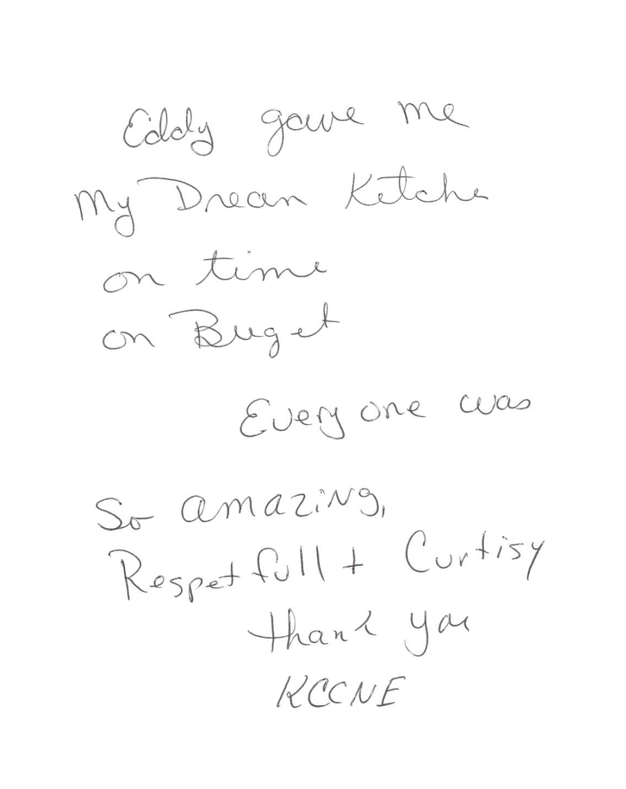 Customer Testimonial