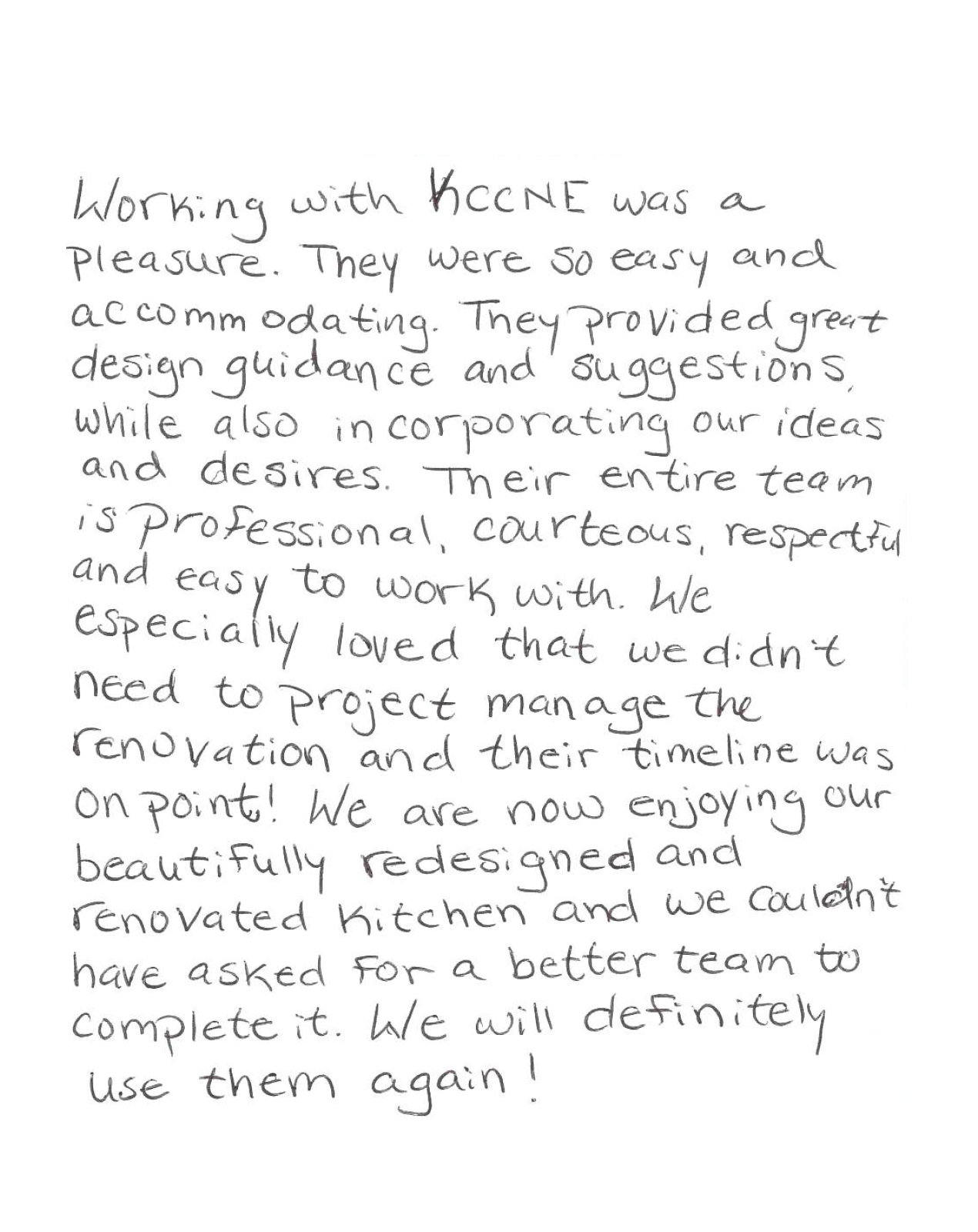 Customer Testimonial