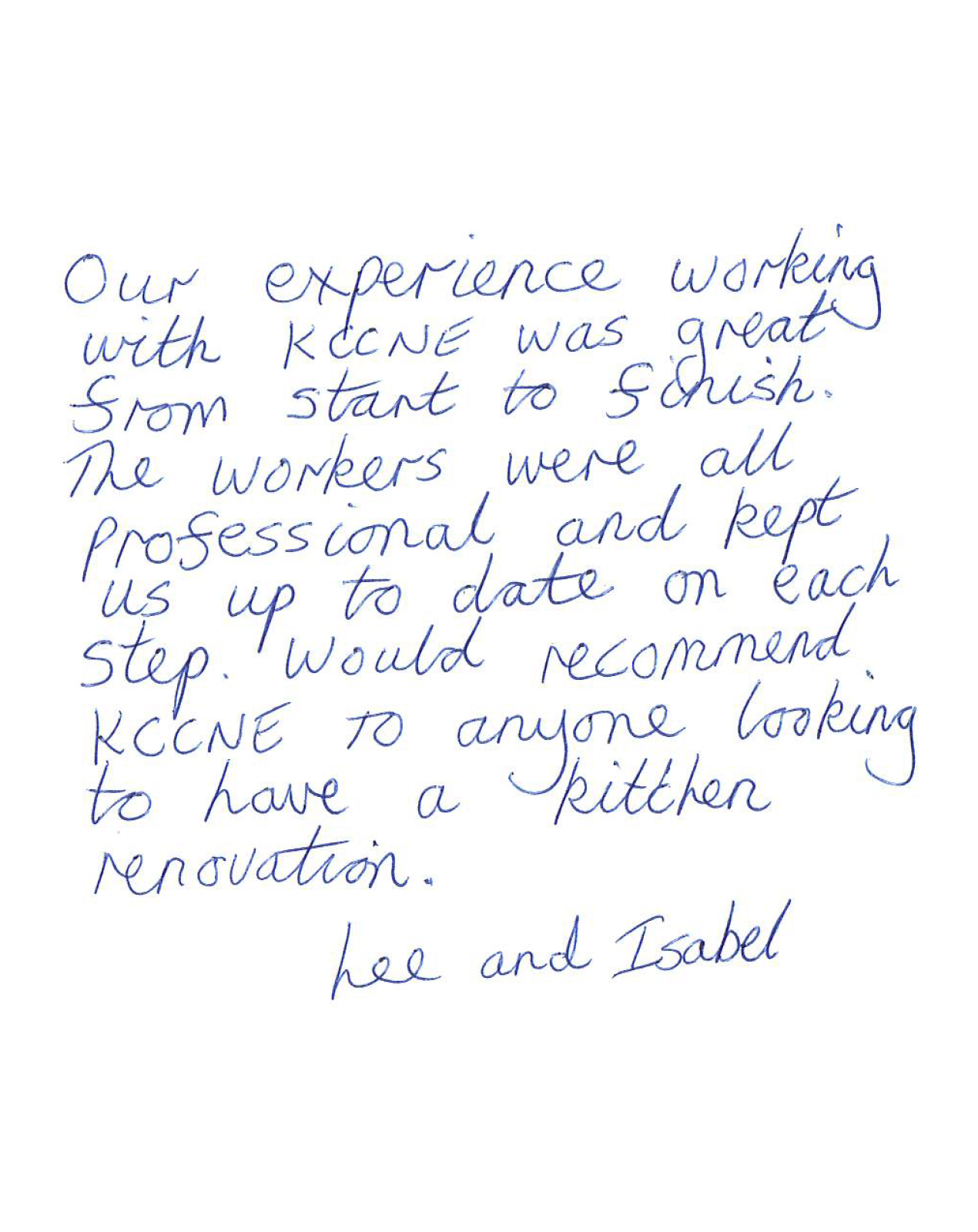 Customer Testimonial