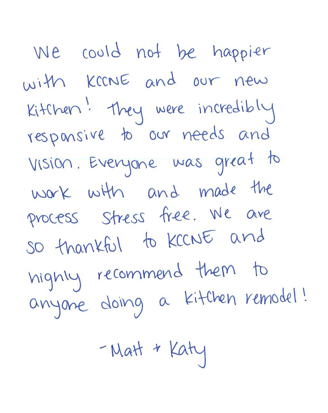 Customer Testimonial