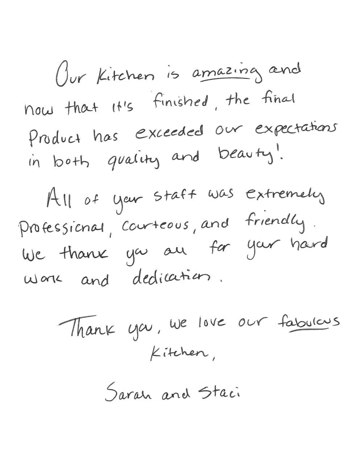 Customer Testimonial