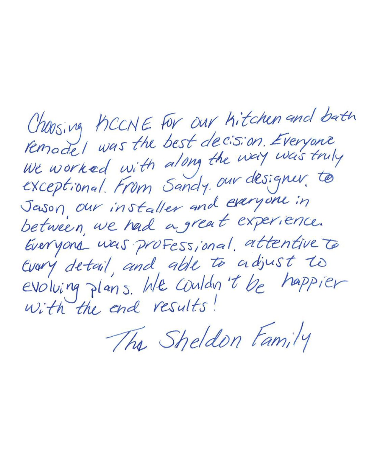 Customer Testimonial