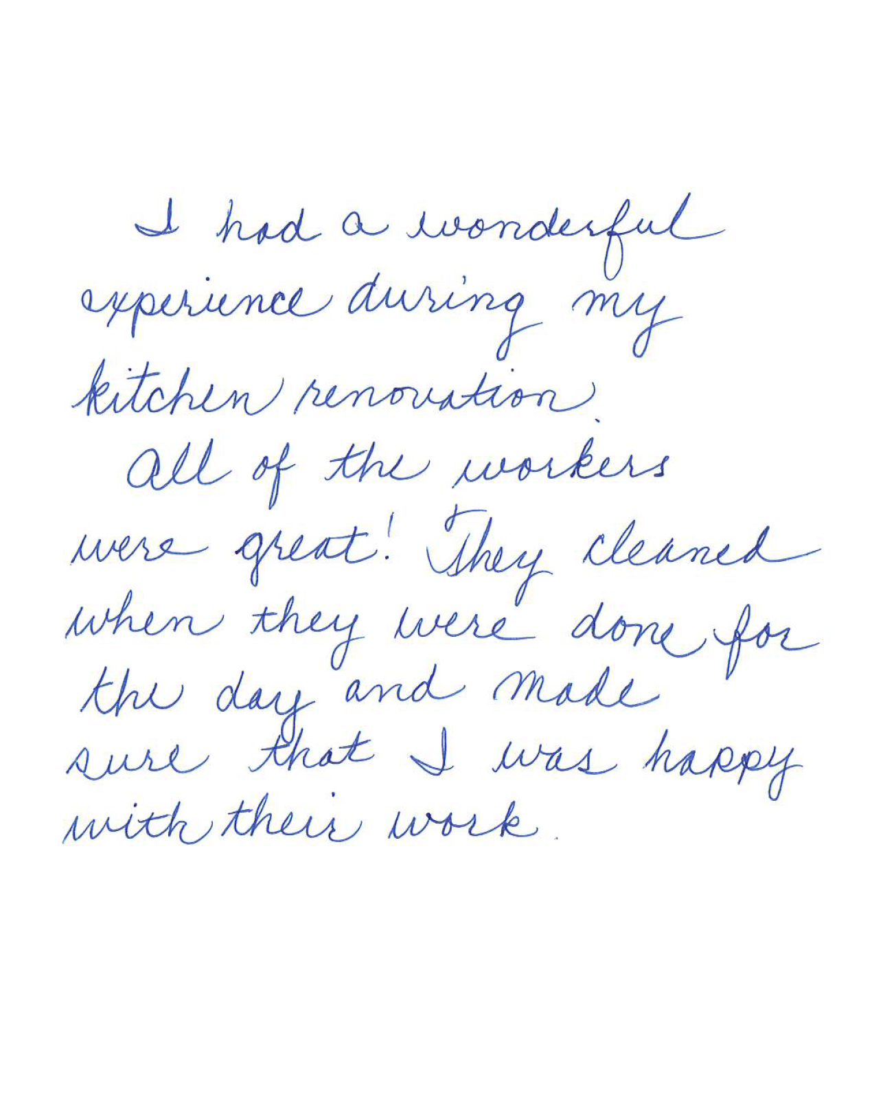 Customer Testimonial