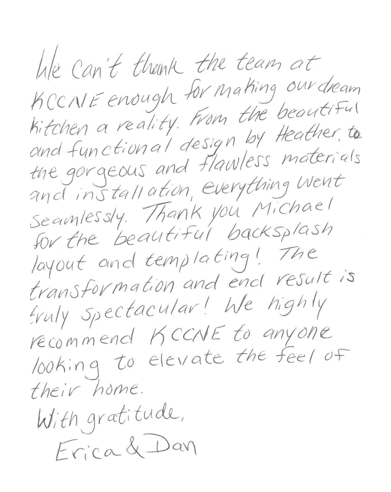 Customer Testimonial