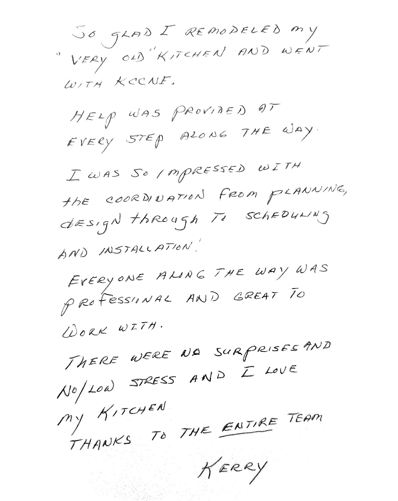 Customer Testimonial